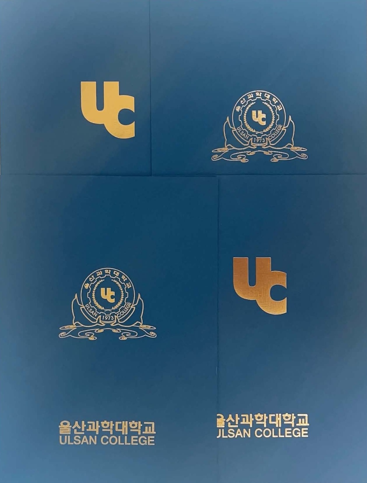Các chứng nhận hoàn thành khóa học của 울산과학대학교